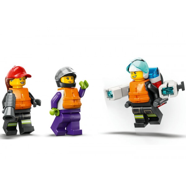 LEGO City Barca de salvare a pompierilor