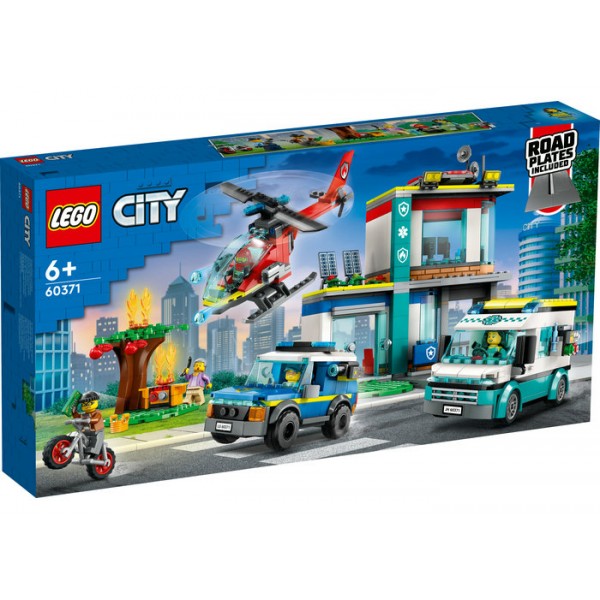 LEGO City Centru pentru vehicule de urgenta
