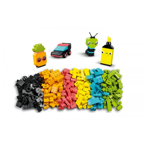 LEGO Classic Distractie creativa in culori neon