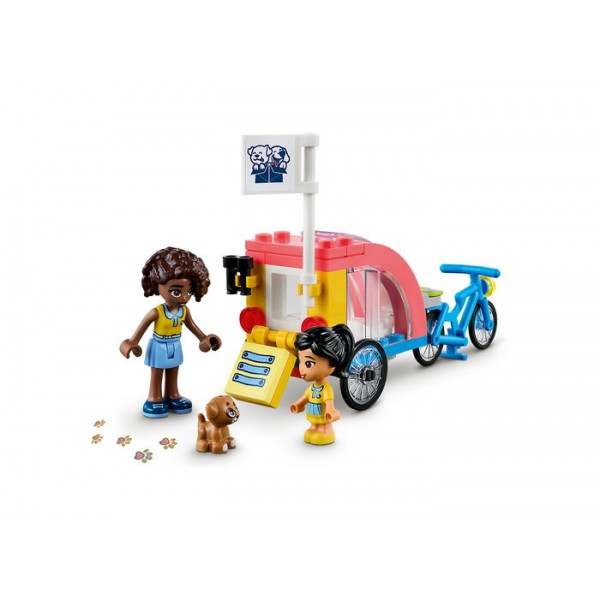 LEGO Friends Bicicleta pentru salvarea cainilor