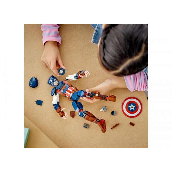 LEGO Marvel Super Heroes Figurina de constructie Captain America