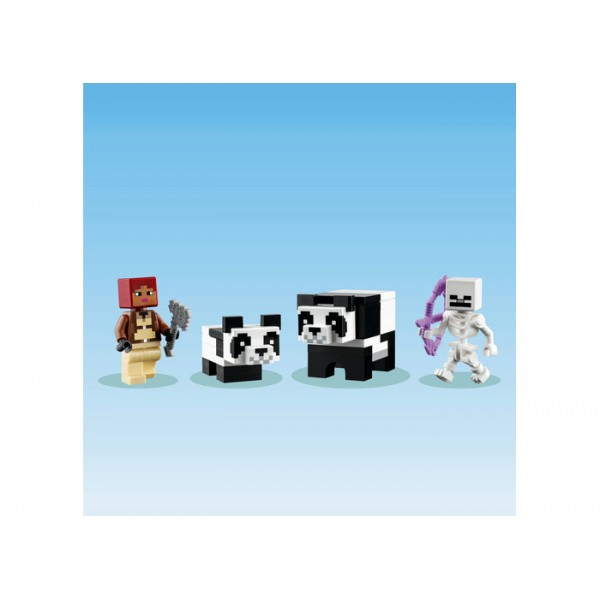 LEGO Minecraft Adapostul ursilor panda