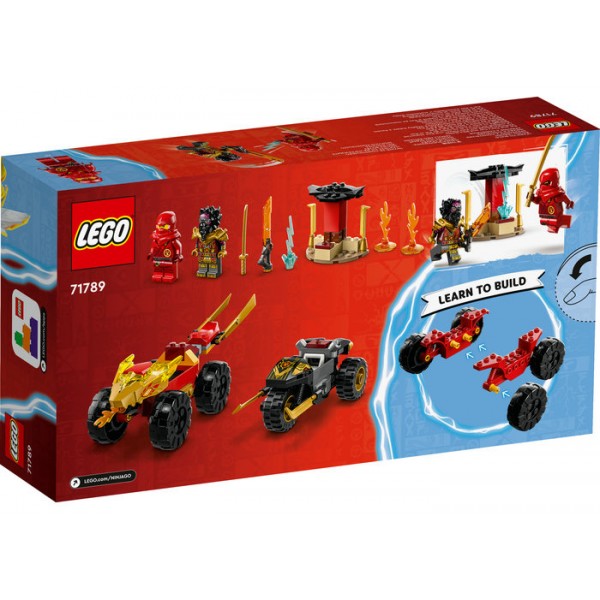 LEGO Ninjago Masina lui Kai si motocicleta lui Ras