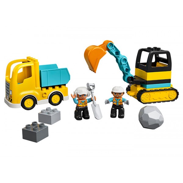 LEGO DUPLO Camion si excavator pe senile  No. 10931