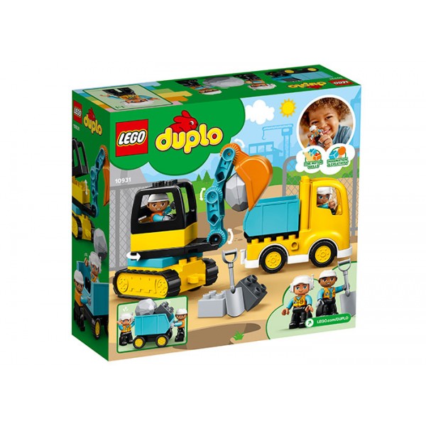 LEGO DUPLO Camion si excavator pe senile  No. 10931