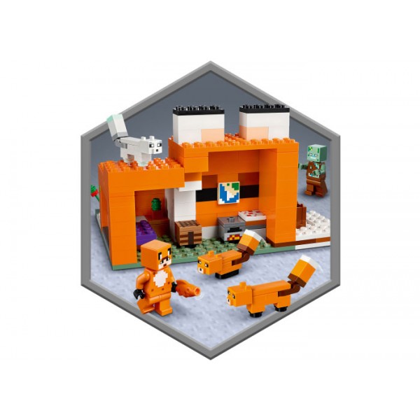 LEGO Minecraft Casa in forma de vulpe