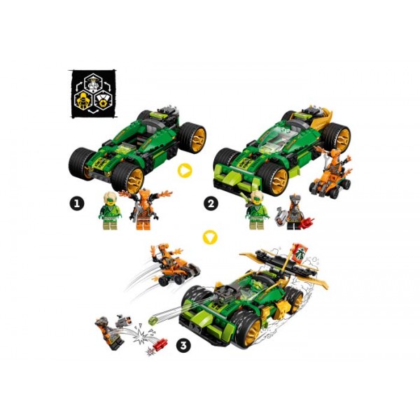 LEGO Ninjago Masina de curse EVO a lui Lloyd