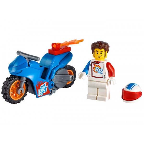 LEGO City Motocicleta de cascadorii cu racheta