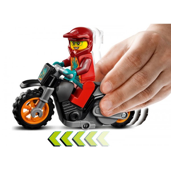 LEGO City Motocicleta de cascadorii Flacara
