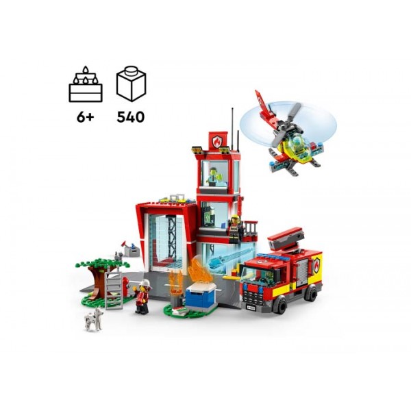 LEGO City Statia de pompieri