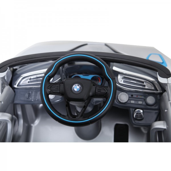 Masinuta electrica cu telecomanda BMW i8 Coupe alb
