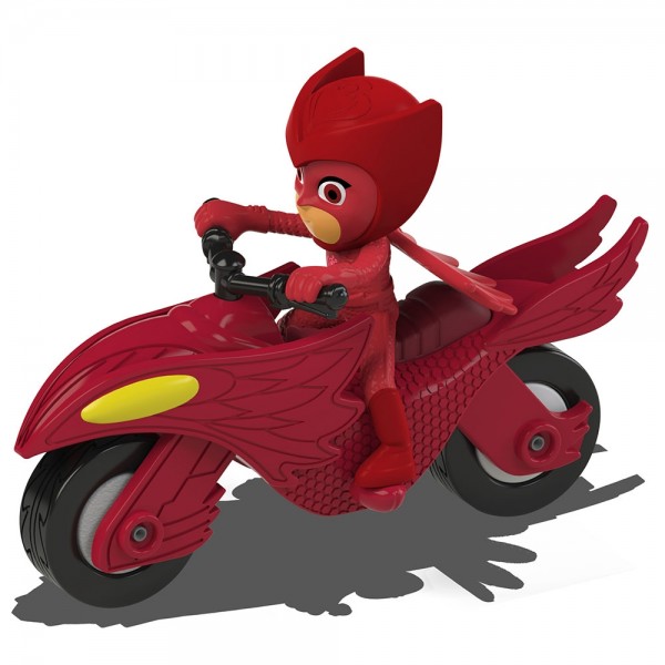 Motocicleta Dickie Toys Eroi in Pijama Moon Rover cu figurina Owlette